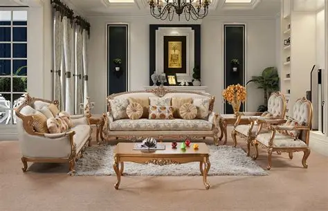 Luxury living room furniture set